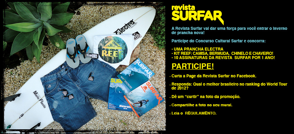 Participe do Concurso Cultural - REVISTA SURFAR